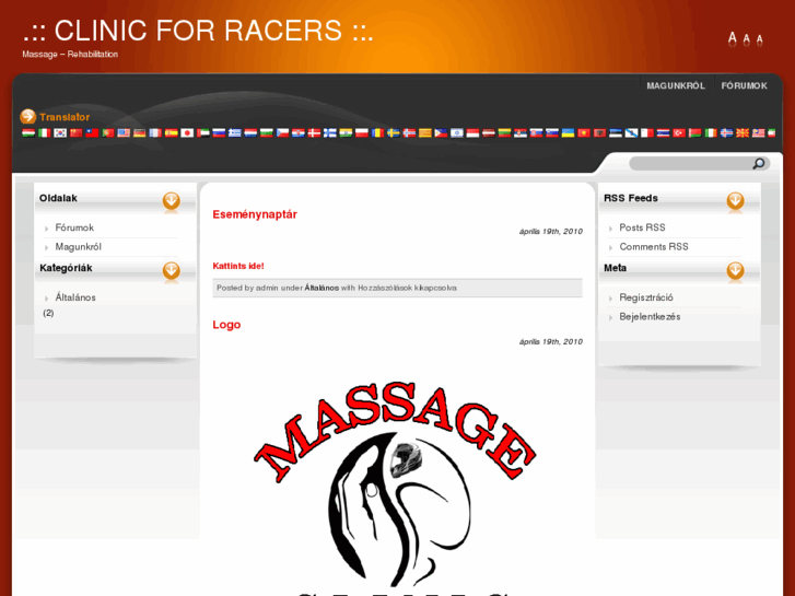 www.clinicforracers.com