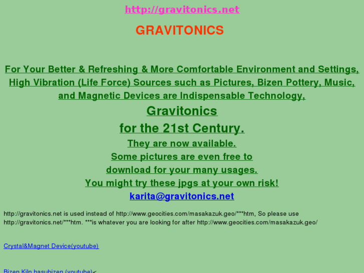 www.gravitonics.net