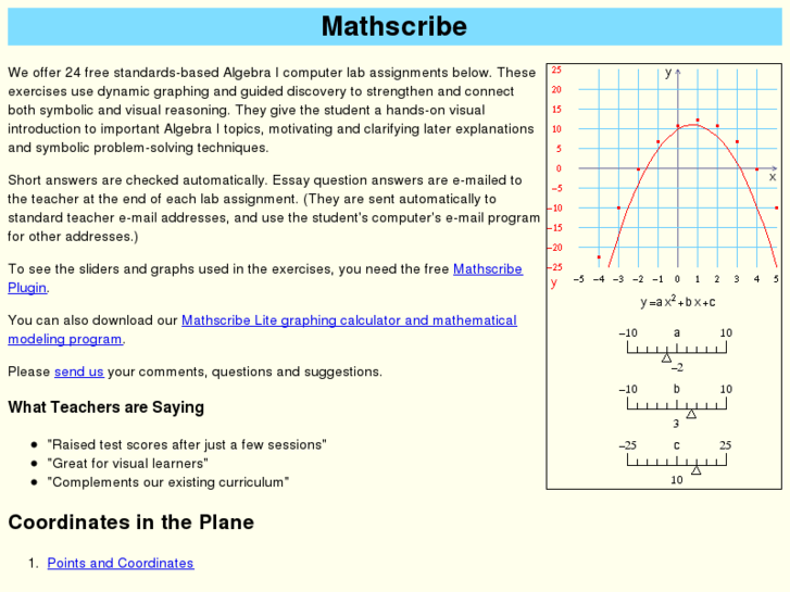 www.mathscribe.com