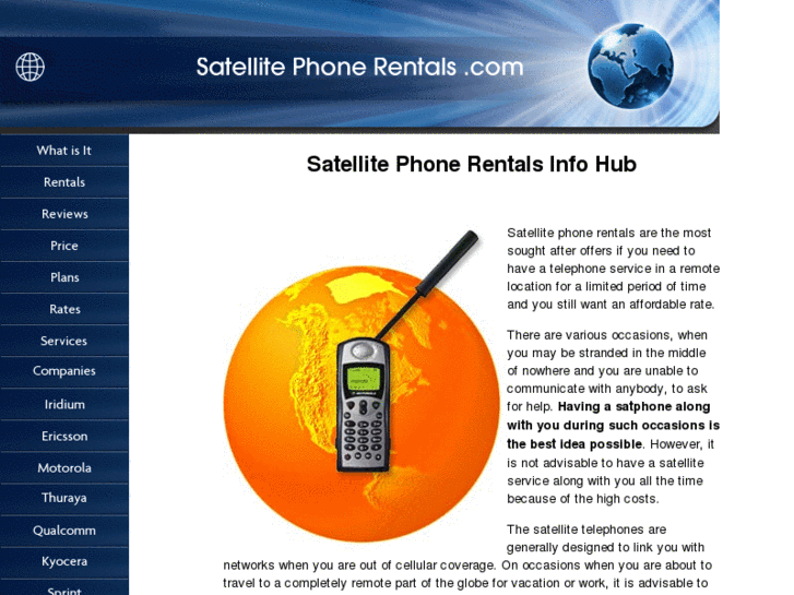 www.satellite-phone-rentals.com