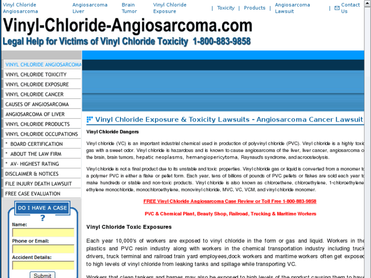 www.vinyl-chloride-angiosarcoma.com
