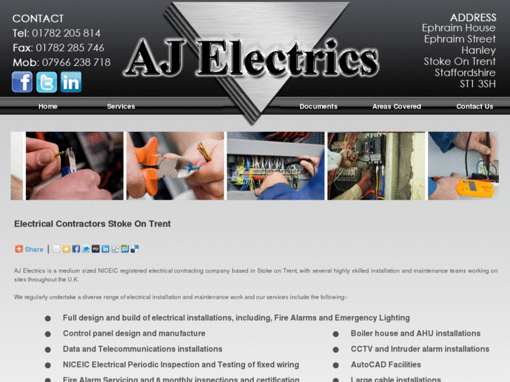 www.ajelectricalcontractors.com