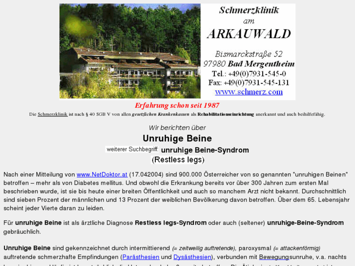 www.beine-unruhige.de