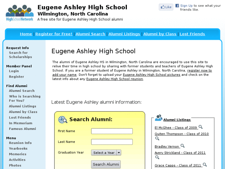 www.eugeneashleyhighschool.org