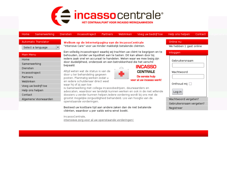 www.incassocentrale.nl