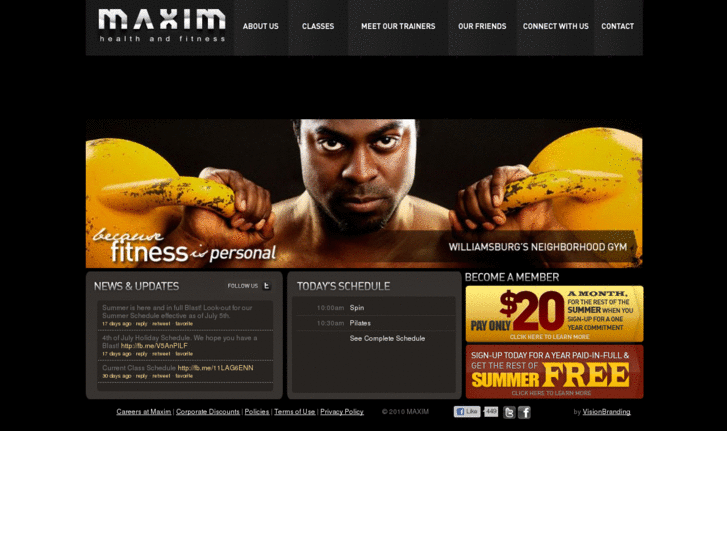 www.maximhealthandfitness.com