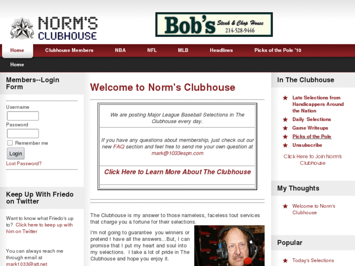 www.normsclubhouse.com