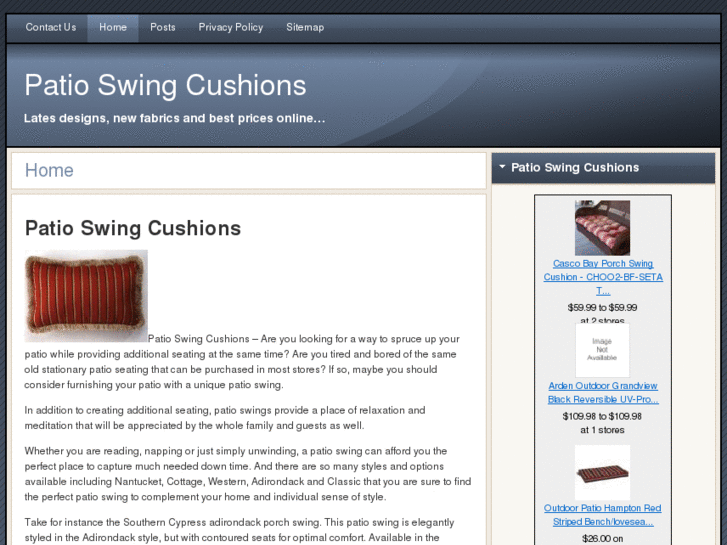 www.patioswingcushions.net