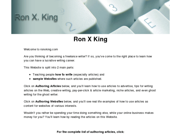 www.ronxking.com