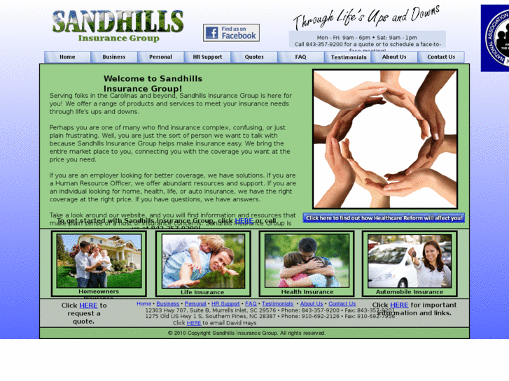 www.sandhillsinsurancegroup.com