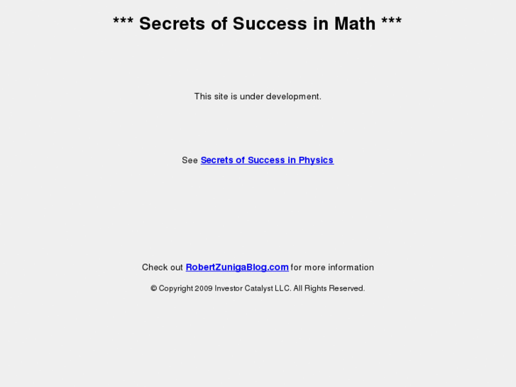 www.secretsofsuccessinmath.com