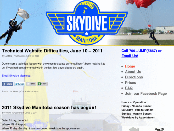 www.skydivemanitoba.com