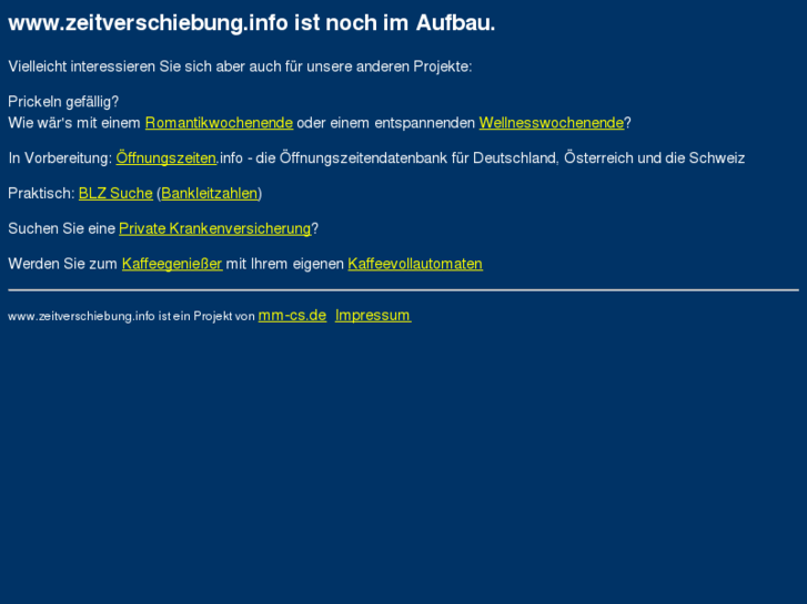 www.zeitverschiebung.info