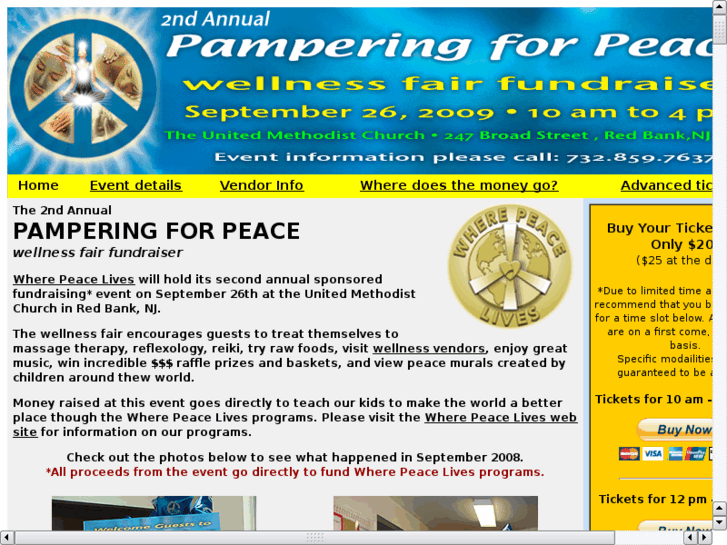 www.pamperingforpeace.com