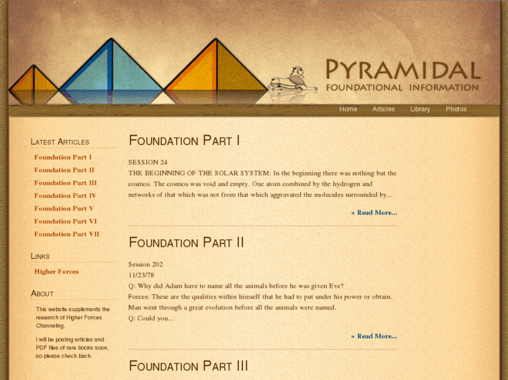 www.pyramidal-foundational-information.com