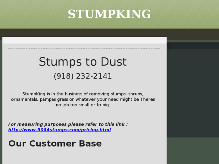 www.stumps2dust.com