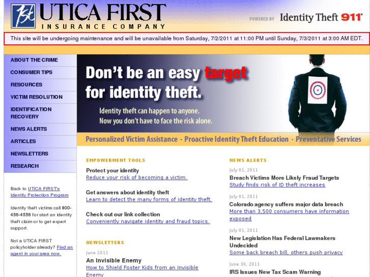 www.uticafirstidtheft.com