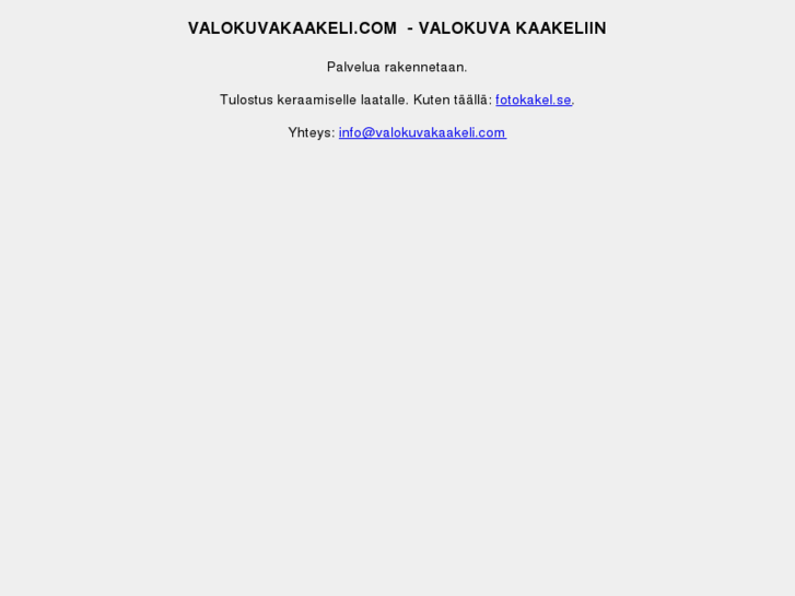 www.valokuvakaakeli.com