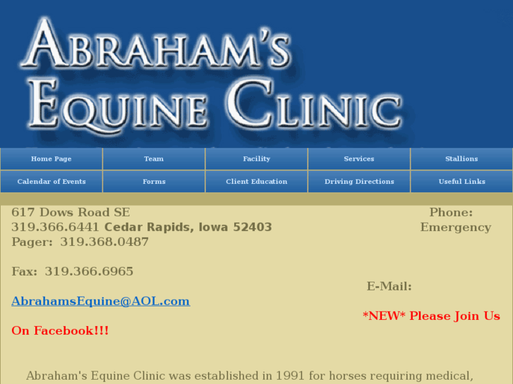 www.abrahamsequineclinic.com