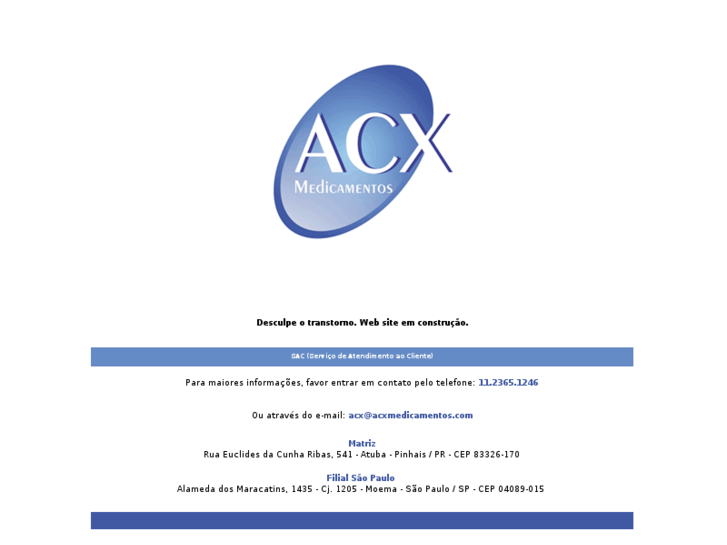 www.acxmedicamentos.com