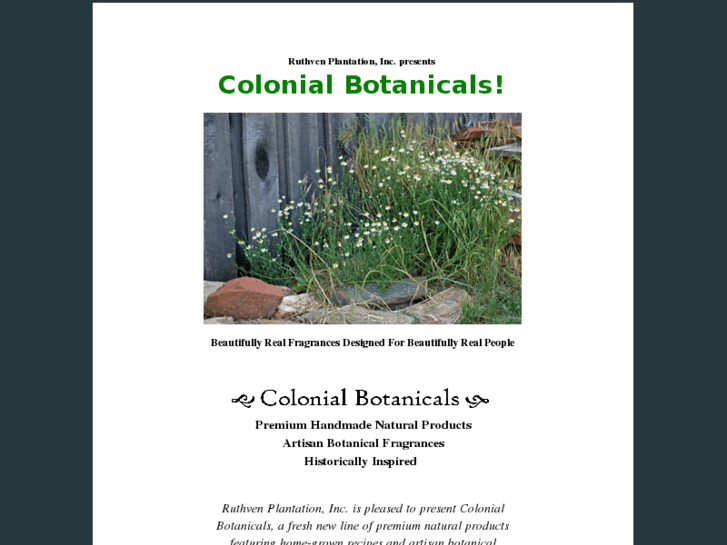 www.colonialbotanicals.com