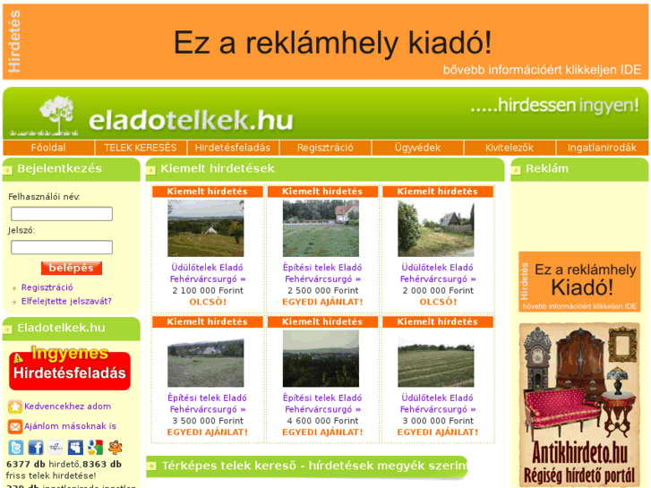 www.eladotelkek.hu