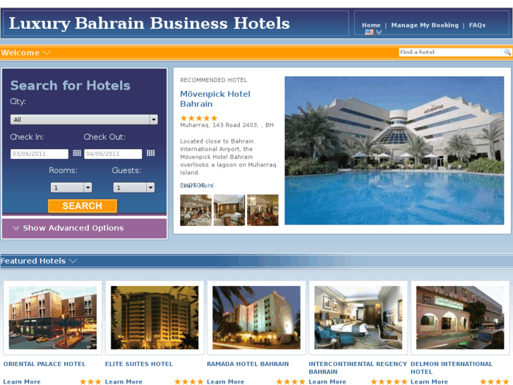 www.luxurybahrainbusinesshotels.com