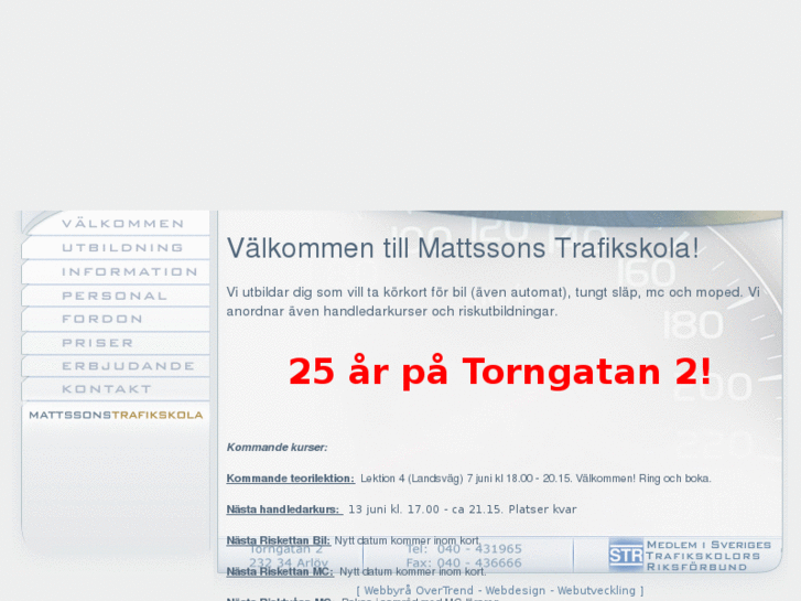 www.mattssonstrafikskola.com