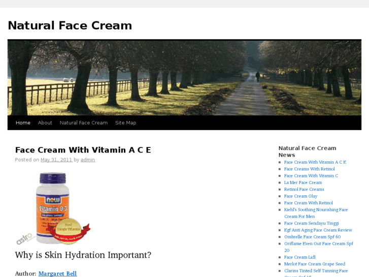 www.naturalfacecream.org