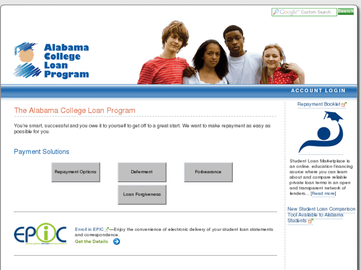 www.alabamacollegeloanprogram.net