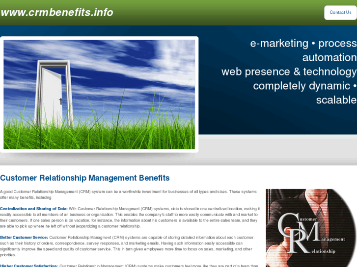 www.crmbenefits.info