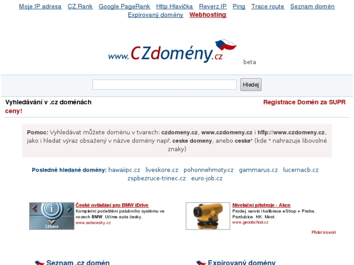 www.czdomeny.cz