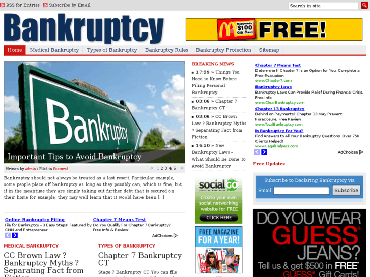 www.declaringbankruptcy.info