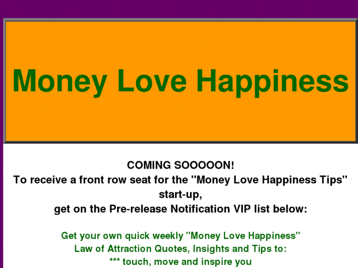 www.moneylovehappiness.com