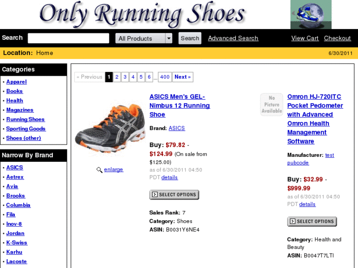 www.onlyrunningshoes.com