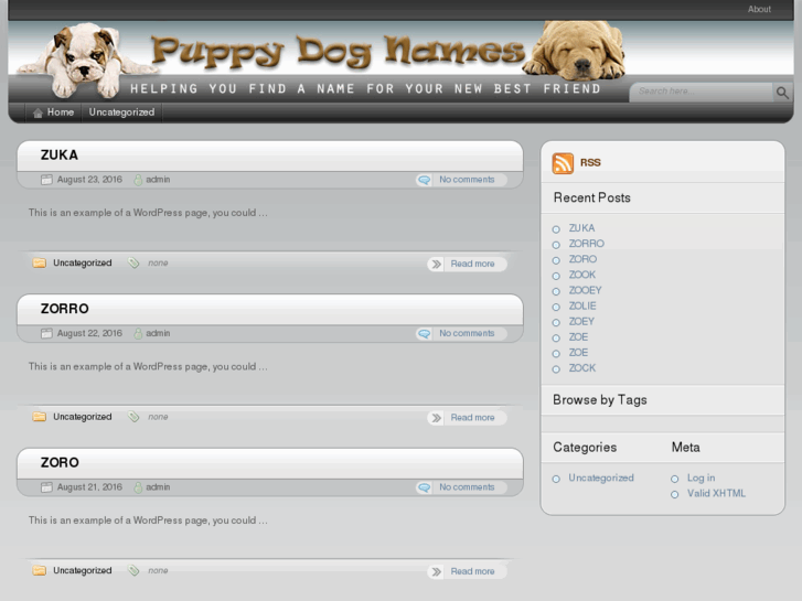 www.puppydognames.net