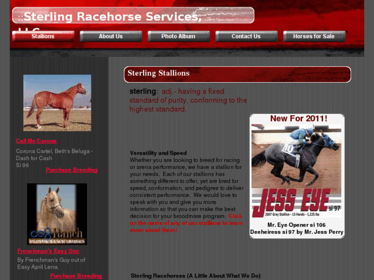 www.sterlingracehorses.com