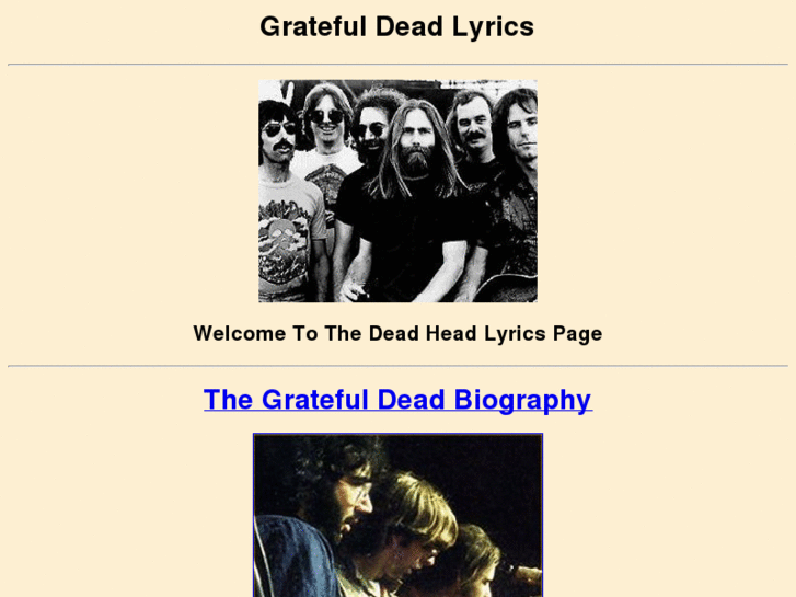 www.thegratefuldeadlyrics.com