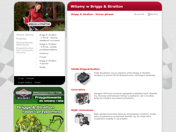 www.briggsandstratton.com.pl