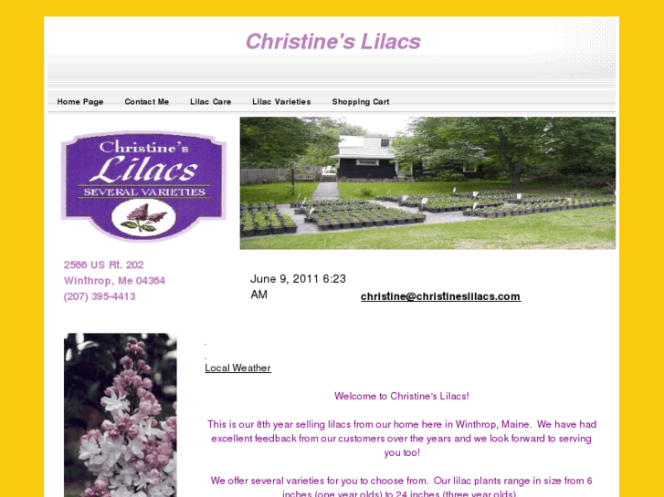 www.christineslilacs.com