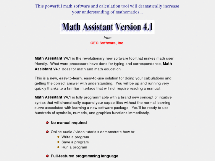 www.mathassistant.com