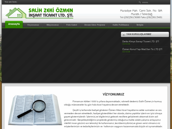 www.salihzekiozmeninsaat.com