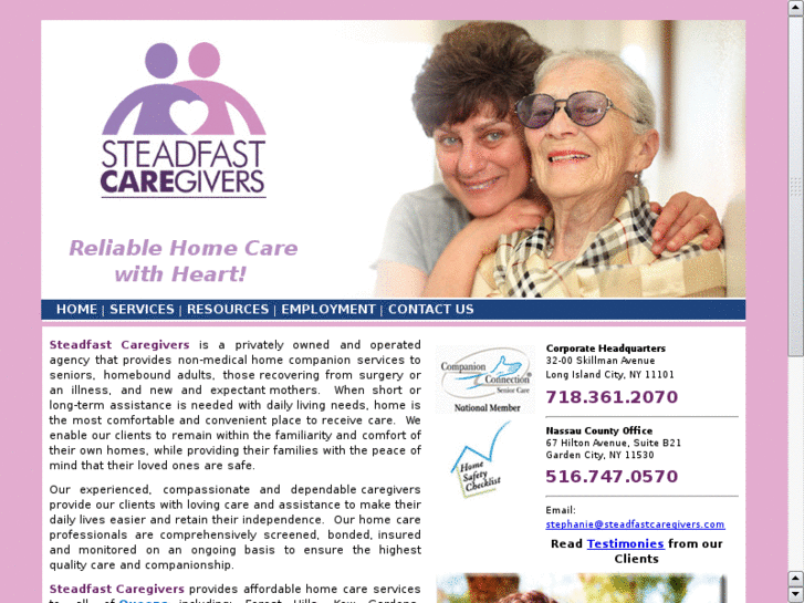 www.steadfastcaregivers.com