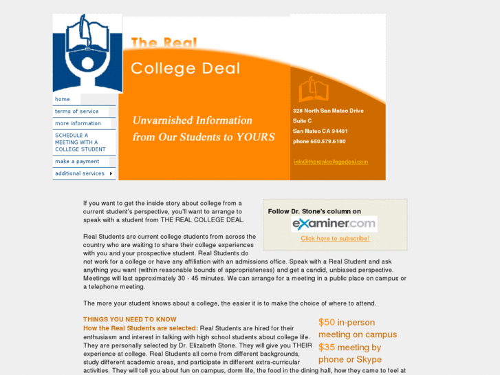 www.therealcollegedeal.com
