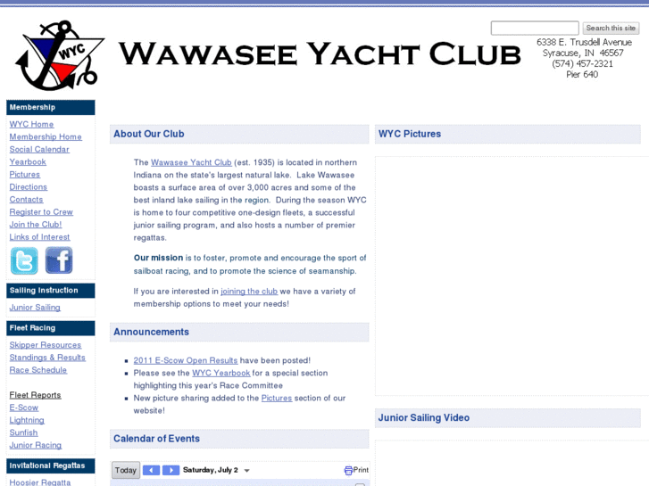 www.wawaseeyachtclub.com