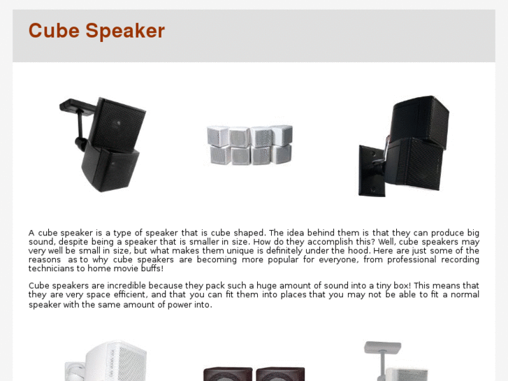 www.cubespeaker.com