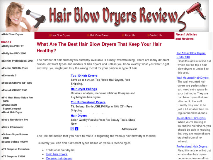 www.hairblowdryers.net