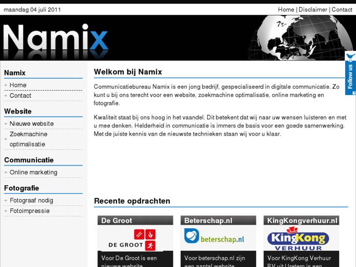 www.namix.nl