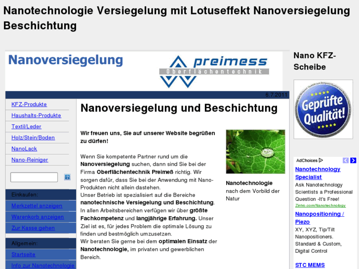 www.nanotechnik-preimess.de