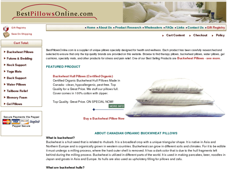 www.bestpillowsonline.com